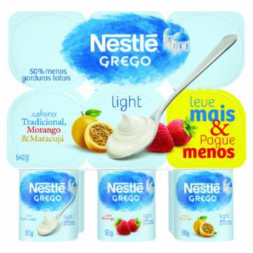 Iog Nestle Grego 540g Morango Maracuja