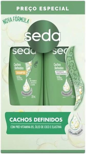 Kit Shampoo + Cond Seda 325ml Cachos Definidos