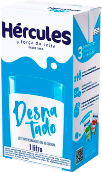 Leite Hercules 1l Desnatado