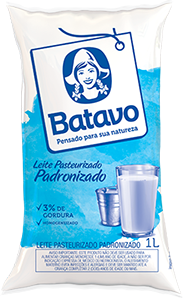 Leite Pasteurizado Batavo 1l Saquinho