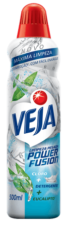 Limpador Veja Power Fusion 500ml Limpeza Pesada Cloro