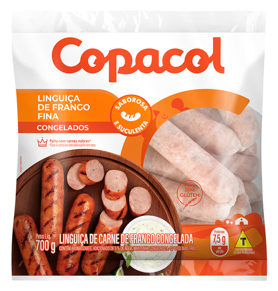 Linguica Copacol Frango 700g
