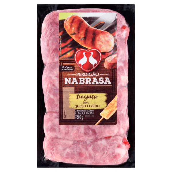 Linguica Perdigao Na Brasa 600g C/ Coalho