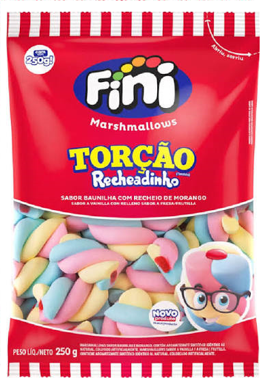 Marshmallow Fini Torcao 250g Recheado