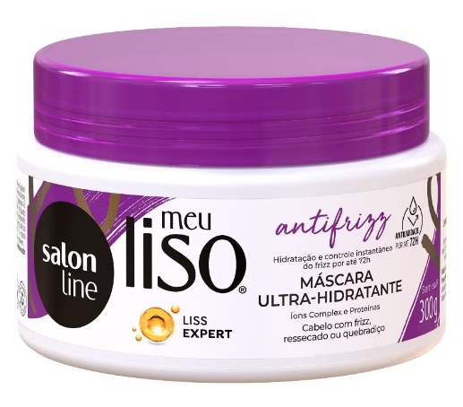 Mascara Hidratante Salon Line 300g Meu Liso Antifriz