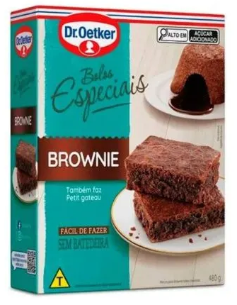 Mistura Bolo Dr.Oetker 480g Brownie