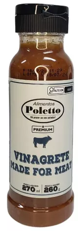 Molho Vinagrete Poletto 260g Premium