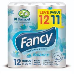 Papel Higienico Fancy L12 P11 20m Folha Dupla