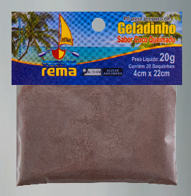 Po Geladinho Rema 20g C20 Saq Coco Queimado