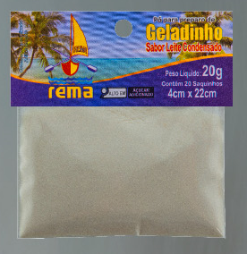 Po Geladinho Rema 20g C20 Saq Leite Condensado