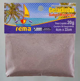 Po Geladinho Rema 20g C20 Saq Morango