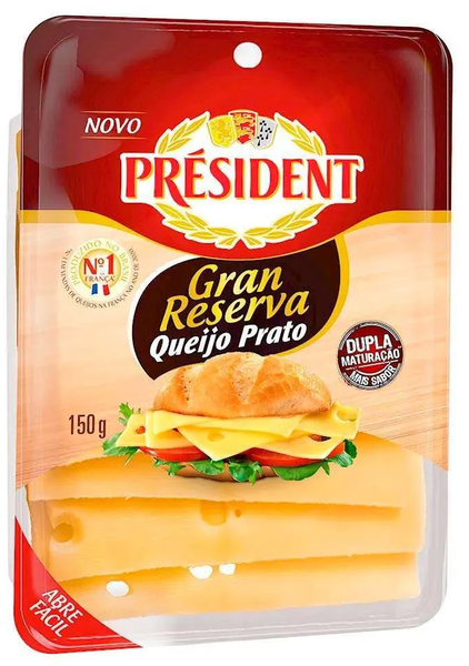 Queijo Prato Gran Reserva President 150g