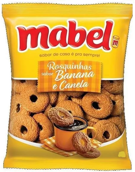 Rosquinha Mabel 300g Banana e Canela