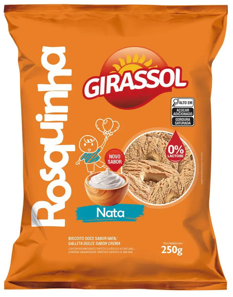 Rosquinha Mini Girassol 250g Nata