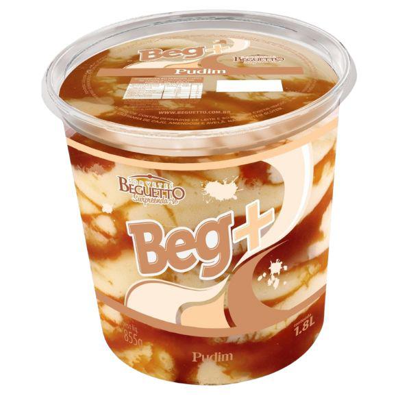 Sorvete Begueto 1,8lt Beg + pudim