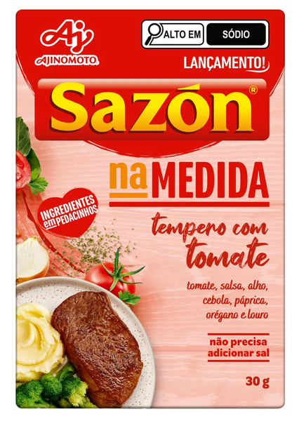 Tempero Sazon Na Medida 30gr Com Tomate