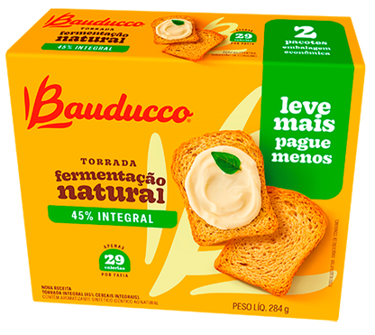 Torrada Bauducco 284g Integral Leve Mais Pague Menos