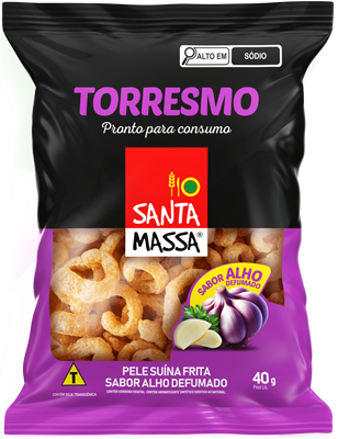 Torresmo Santa Massa 40g Alho Defumado