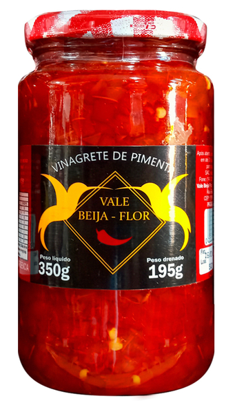 Vinagrete De Pimenta Vale Beija-Flor 195g Drenado