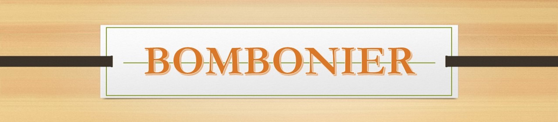 banner bombonier