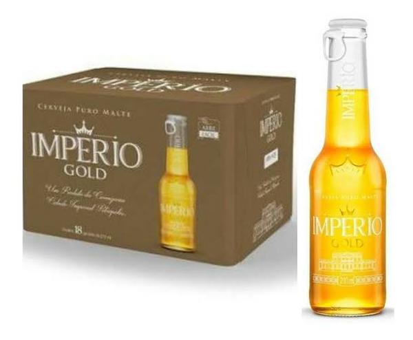 CERV IMPERIO GOLD LN 210ML C/18