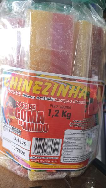 CHINEZINHA DOCE DE GOMA DE AMIDO POTE 1KG