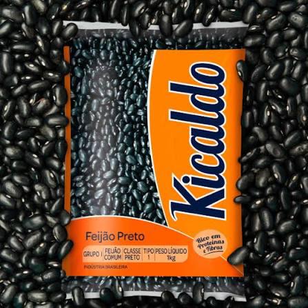 FEIJAO PRETO KICALDO 1KG C/10