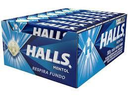 HALLS DROPS MENTOL C/21 588G