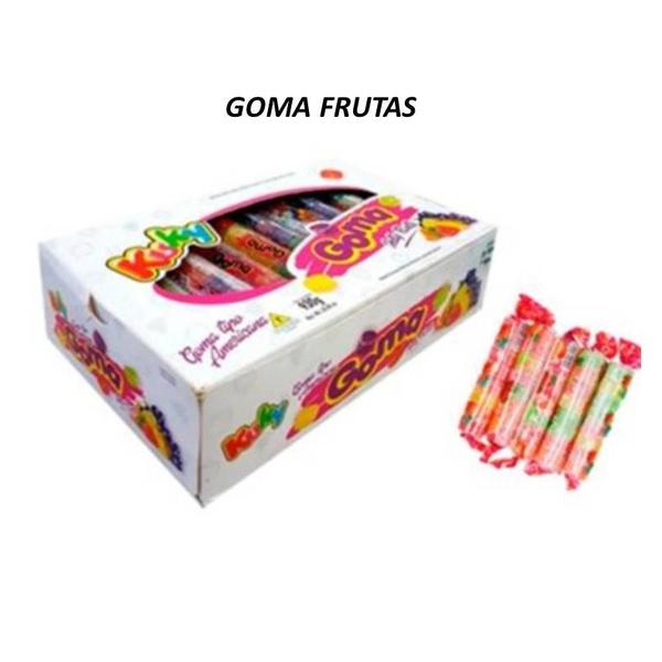KUKY-GOMA TUBO FRUTAS DISPLAY 930G
