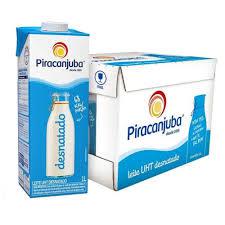 LEITE PIRACANJUBA DESNATADO 1L C/12