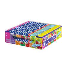 MENTOS STICK RAINBOW 37,5G C/16