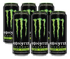 MONSTER ENERGY GREEN SEM ACUCAR LT 473ML C/6