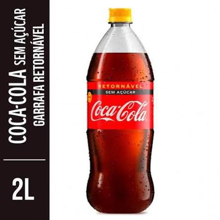 REFRI COCA COLA RETORNAVEL ZERO 2L C/12