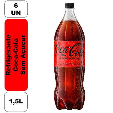 REFRI COCA COLA ZERO 1,5 C/6