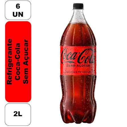 REFRI COCA COLA ZERO 2L C/6