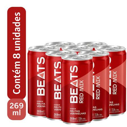 SKOL BEATS RED MIX LATA 269ML C/8