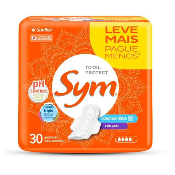 ABSORVENTE SYM NORMAL SECA C ABAS  C 30