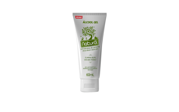 ALCOOL GEL ORGANICO NATURAL VEGANO 60G