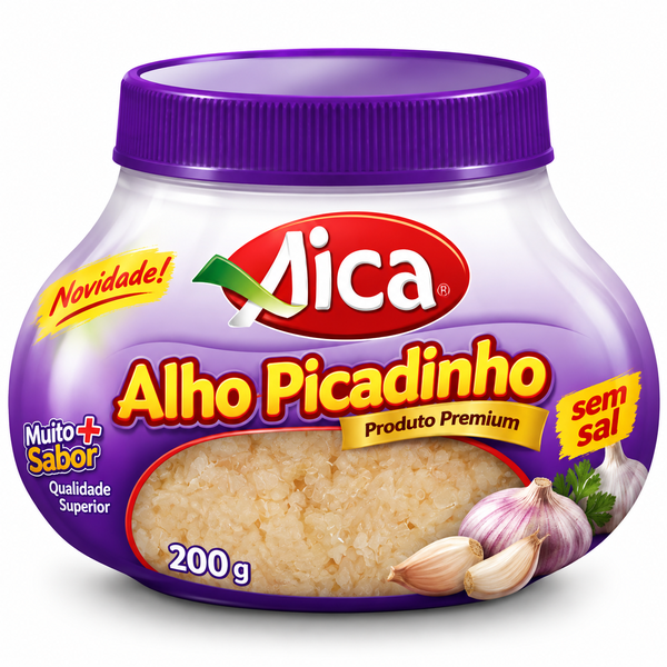 ALHO FATIADO AICA POTE 200G