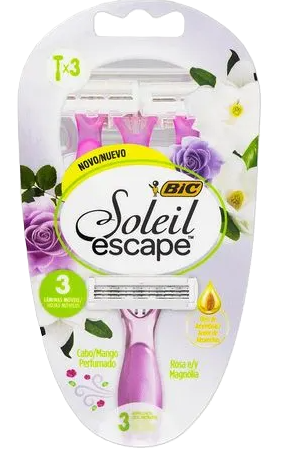 APARELHO BIC SOLEI ESCAPE RM C/3UNDS