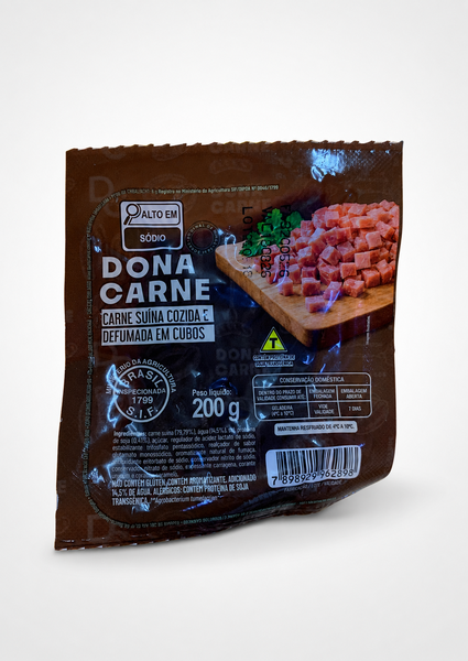 BACON DONA CARNE CUBO 200G