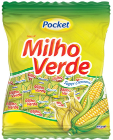 BALA POCKET MILHO VERDE 500GR