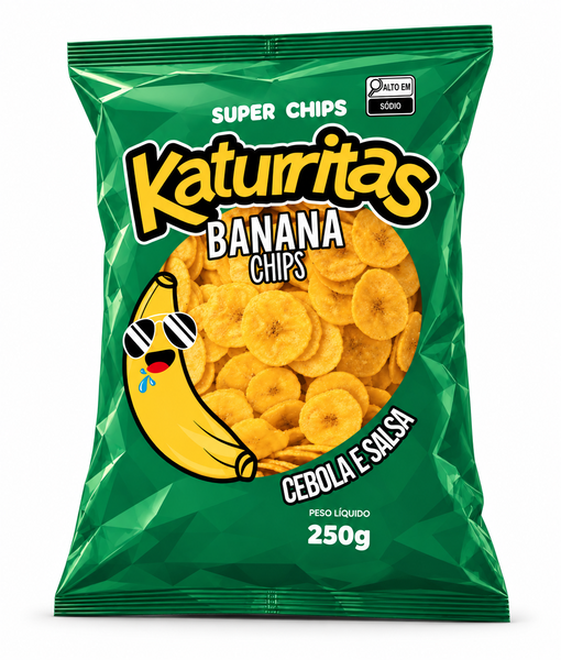 BANANA  FF CHIPS SABOR CEBOLA E SALSA 250G