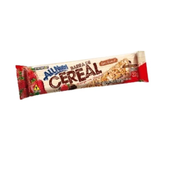 BARRA CEREAL ALLNUTRI MORANGO C/ CHOC 22G