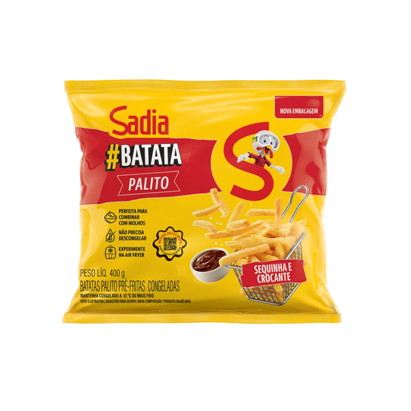 BATATA CONG PALITO SADIA PCTE 400GR