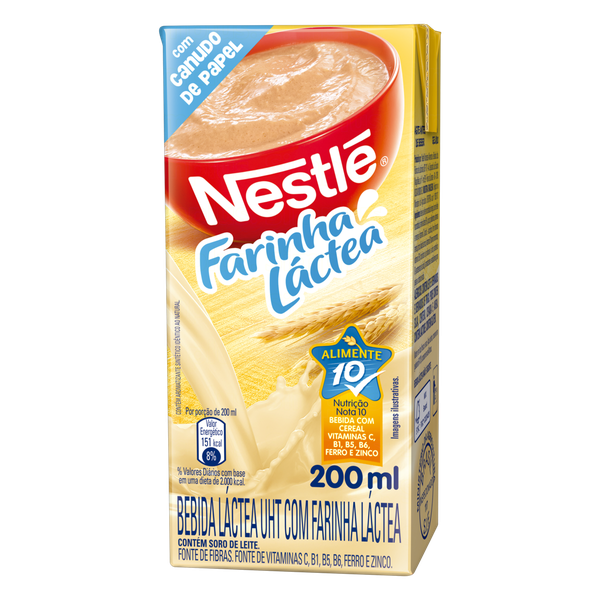 BEB LAC NESTLE FARINHA LACTEA 200ML