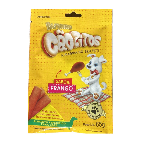 BIFINHO CAOZITOS SABOR FRANGO 65GR