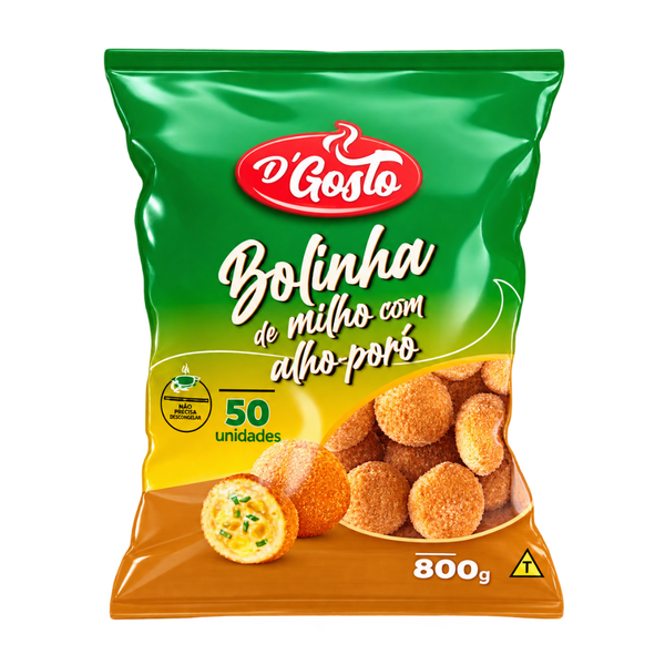 BOLINHA MILHO C ALHO PORO D GOSTO 800G