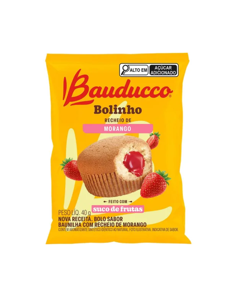 BOLINHO BAUDUCCO GULOSOS MORANGO 40GR