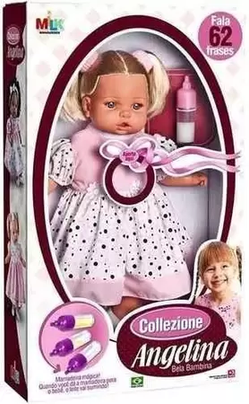 BONECA ANGELINA 62FRASES CX 63CM